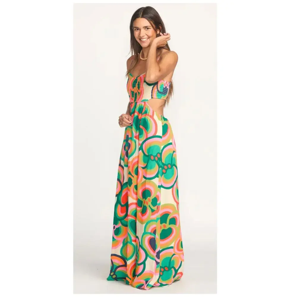 Billabong x Mami Wata True Desire Maxi Dress Size XS - Picture 5 of 12